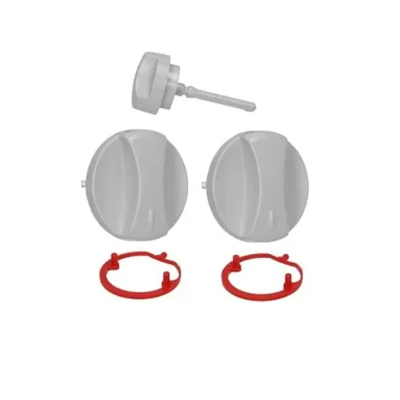 Vaillant 0020074963 Buttons Set Grey 3 Pack | Genuine Replacement Spare Part