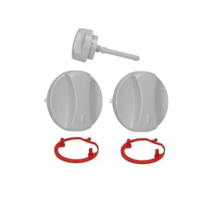 Vaillant 0020074963 Buttons Set Grey 3 Pack | Genuine Replacement Spare Part