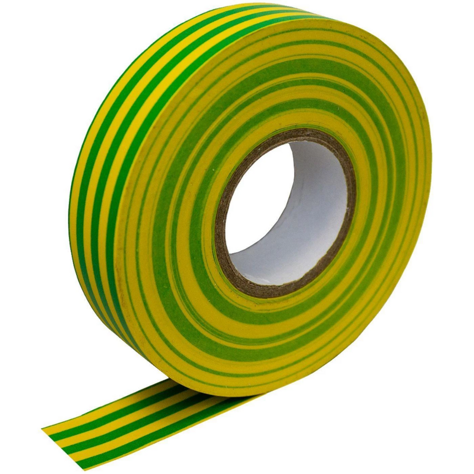 Olympic 093-252-030 PVC Insulation Tape – Green/Yellow 33m