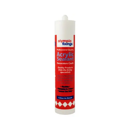 Olympic 238-510-005 Acrylic Sealant Caulk – White