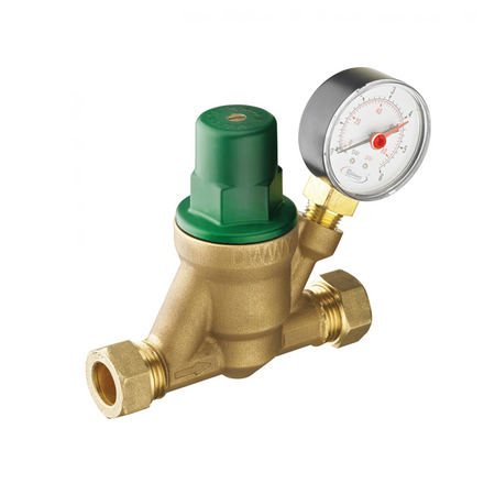 Reliance PRED800020 Predator Pressure Reducing Valve 22mm 1-6 Bar with Gauge - Genuine Replacement Part
