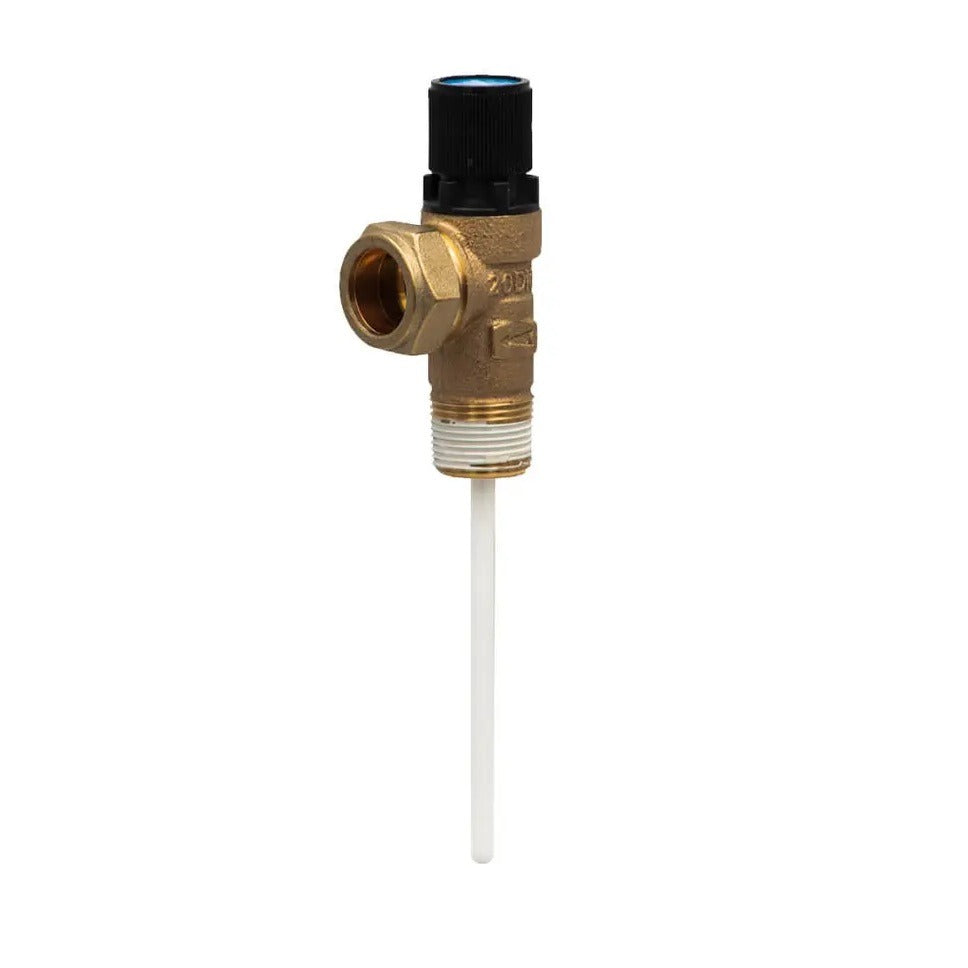 Reliance RWC 10 bar 1/2" Temperature and Pressure Relief Valve Including 3/4" Bush | Genuine Replacement Spare Part