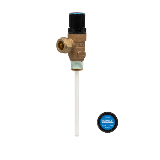 OSO Pressure & Temperature Relief Valve 1/2" 10 Bar 90°c 550853 | Replacement Spare Part