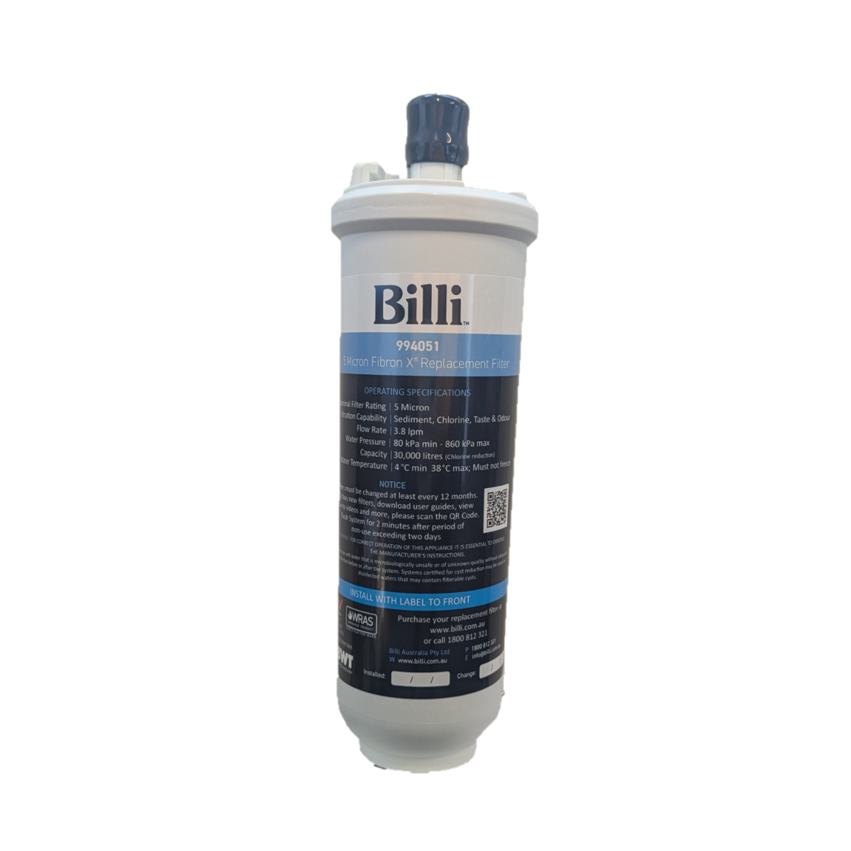 Billi Standard Replacement Filter 5.0 994001 994051