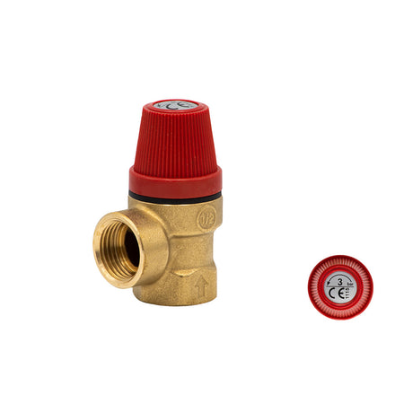 Altecnic 311430 3 Bar Pressure Relief Valve 1/2" F x F | Genuine Replacement Spare Part