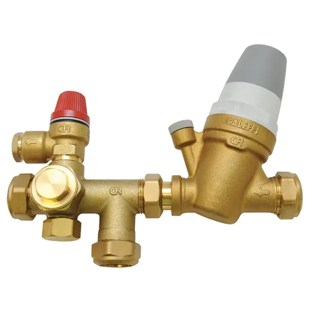 Altecnic 535000CST Caleffi Multibloc Inlet Control Valve 22mm 3/6 Bar 2 Piece O-Ring | Genuine Replacement Spare Part