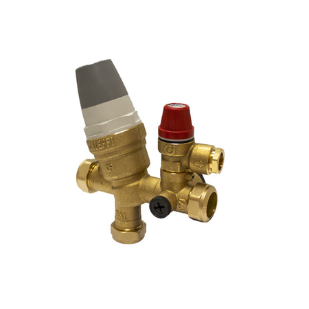 Altecnic F0001525 Caleffi Multibloc Inlet Control Valve 22mm 3/6 Bar Push Fit | Genuine Replacement Spare Part