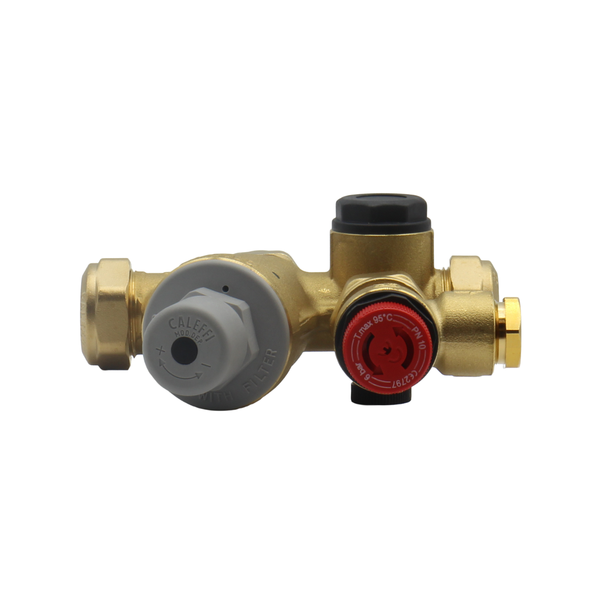 Altecnic F0001527 Caleffi Multibloc Inlet Control Valve 22mm 3.5/6 Bar Loose Nut | Genuine Replacement Spare Part