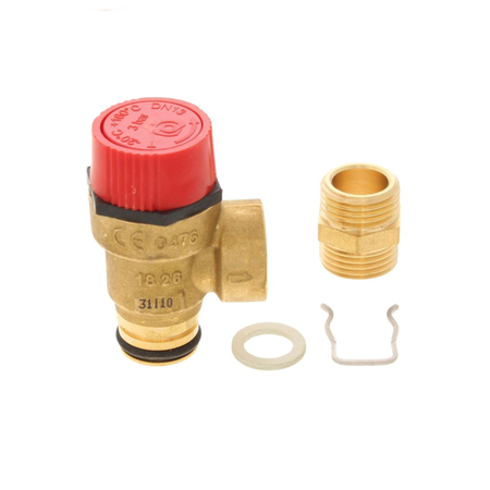 Baxi 7694095 3 Bar Safety Valve Assembly- Genuine Baxi Part | Genuine Replacement Spare Part
