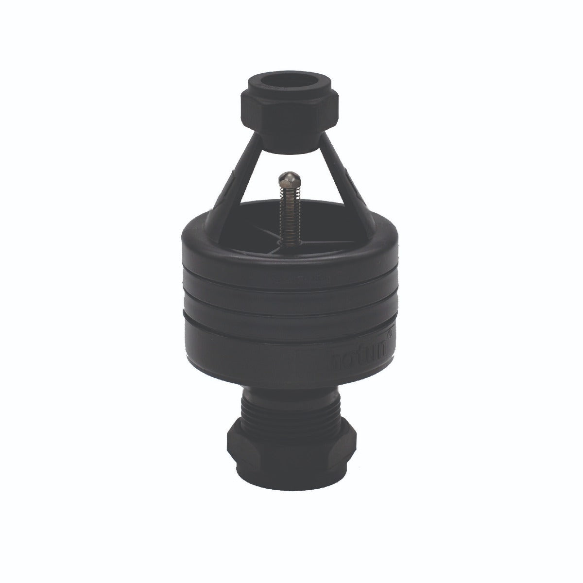 Hotun Black Hiflo Dry Trap Tundish 15mm x 22mm 12LPM HB100C