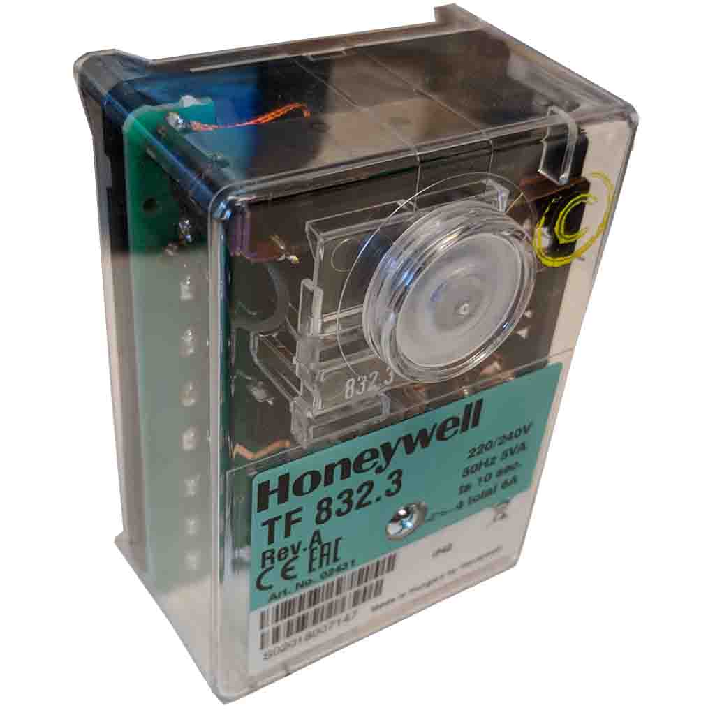 Honeywell TF832.3 Satronic Oil Burner Control Box | Genuine Replacement Spare Part
