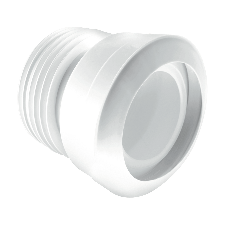 McAlpine 4" MAC-1 Macfit WC Straight Connector | Genuine Replacement Spare Part