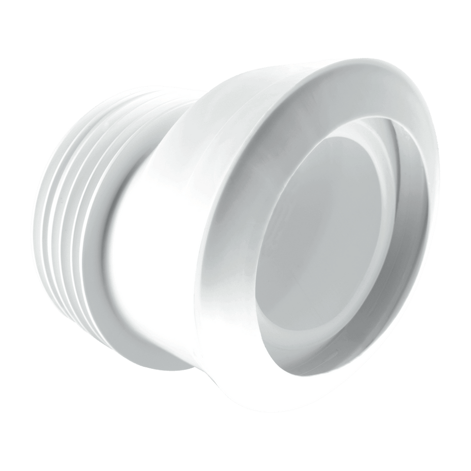 McAlpine Macfit Rigid 20mm Offset WC Pan Connector 130mm MAC-4 | Genuine Replacement Spare Part