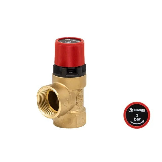 Reliance RWC 3/4" F x F 101 Series Pressure Relief Valve 3 Bar PREL101013 | Genuine Replacement Spare Part