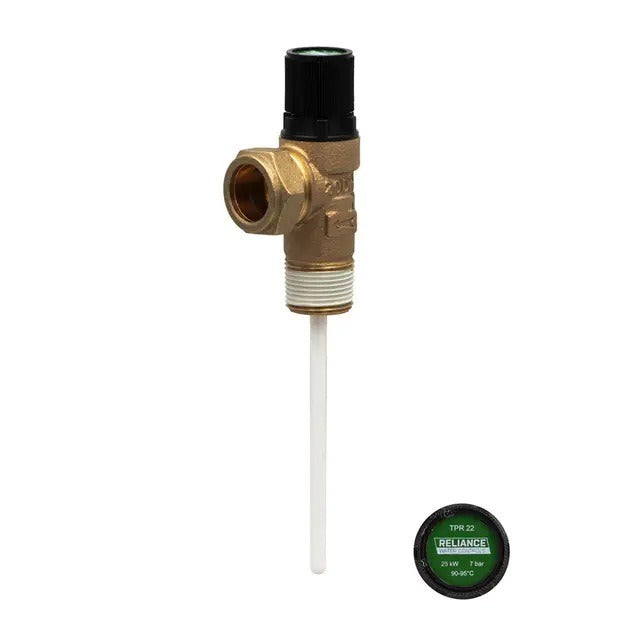 Reliance RWC 7 Bar 3/4" Temperature and Pressure Relief Valve PTEM585205 | Genuine Replacement Spare Part