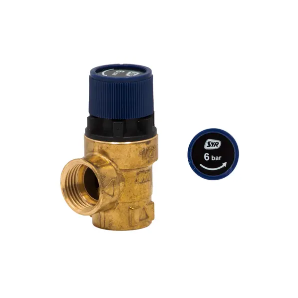 Reliance RWC 1/2" FBSP x 1/2" FBSP 102 Series Pressure Relief Expansion Valve 6 Bar PREL102001