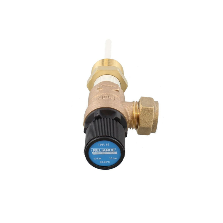 Reliance RWC Temperature and Pressure Relief Valve 10 Bar TPR15 PTEM550853