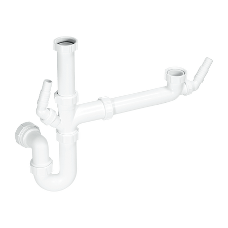 McAlpine1 1/2” SK1A Bowl and Half Sink Kit With Two Nozzles | Genuine Replacement Spare Part