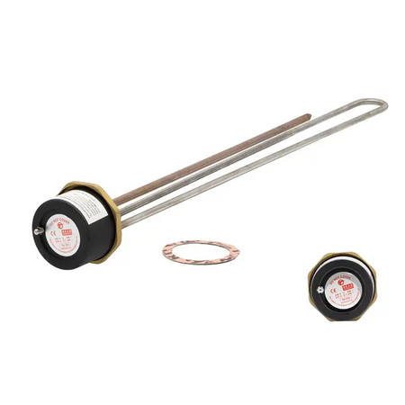 Tesla TIH550 27" Incoloy Immersion Heater & Thermostat with Copper Pocket – Genuine Replacement Spare Part