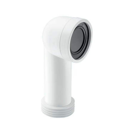 McAlpine WC-CON8 90° Bend Adjustable Length Rigid WC Connector | Genuine Replacement Spare Part