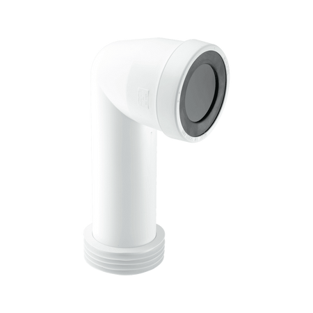 McAlpine WC-CON8E 90° Bend Adjustable Length Extended Inlet Rigid WC Connector | Genuine Replacement Spare Part