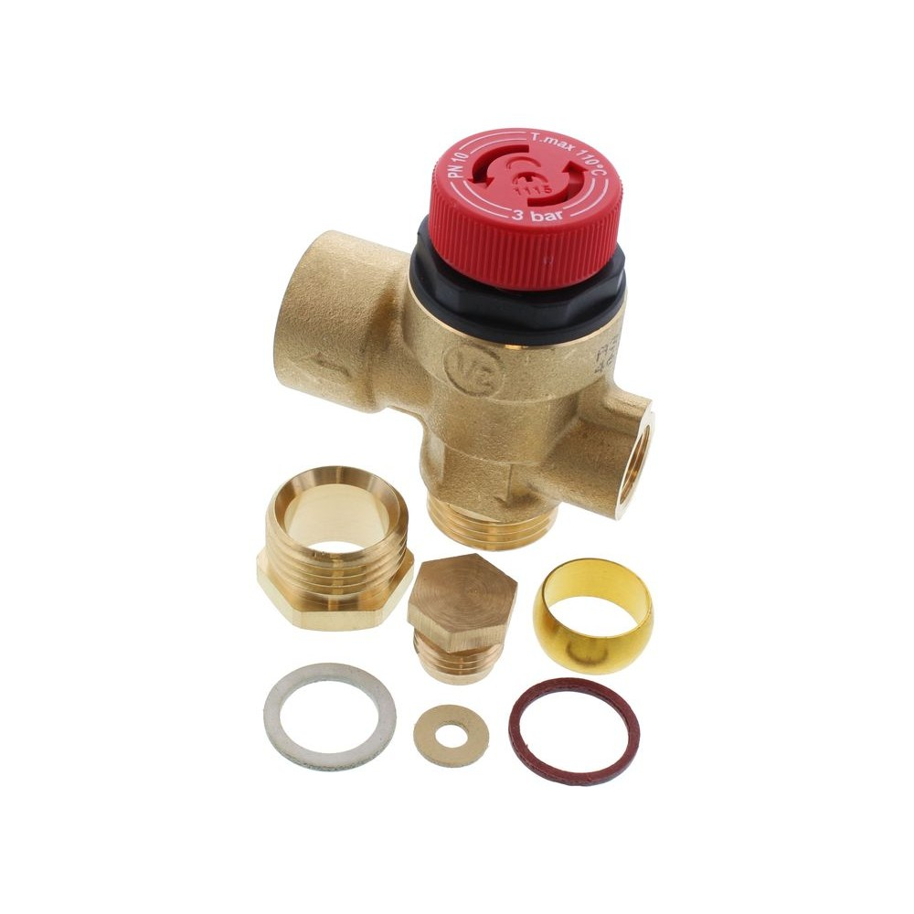 Worcester Bosch 87161424160 Valve PR.REL.1/2 x 15mm x 1.8 -  Genuine Worcester Bosch Part | Genuine Replacement Spare Part