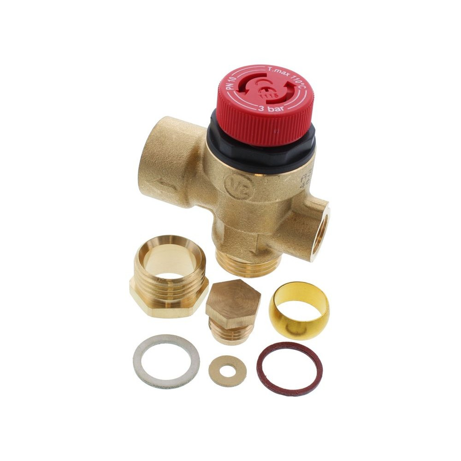 Worcester Bosch 87161424160 Valve PR.REL.1/2 x 15mm x 1.8 | Genuine Replacement Spare Part