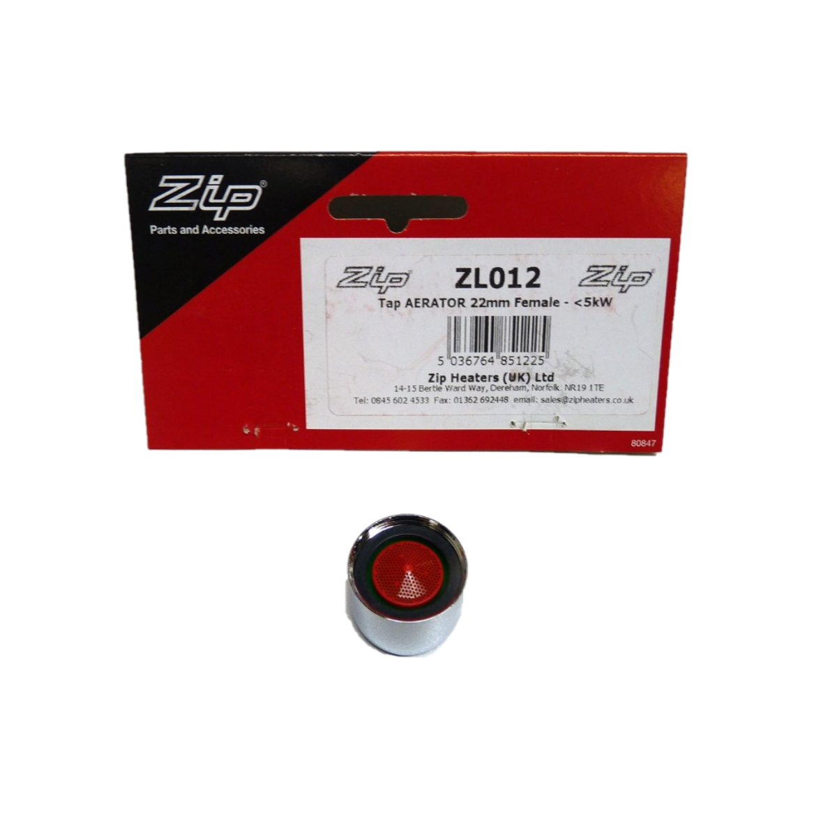 Zip 22mm Female Thread Aerator ZL012